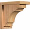 Ekena Millwork Pescadero Smooth Corbel w/Backplate, Western Red Cedar, 5 1/2"W x 10"D x 10"H COR06X10X10PEC01SWR - alternate 1